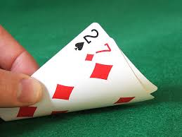 A 7-2 offsuit hand